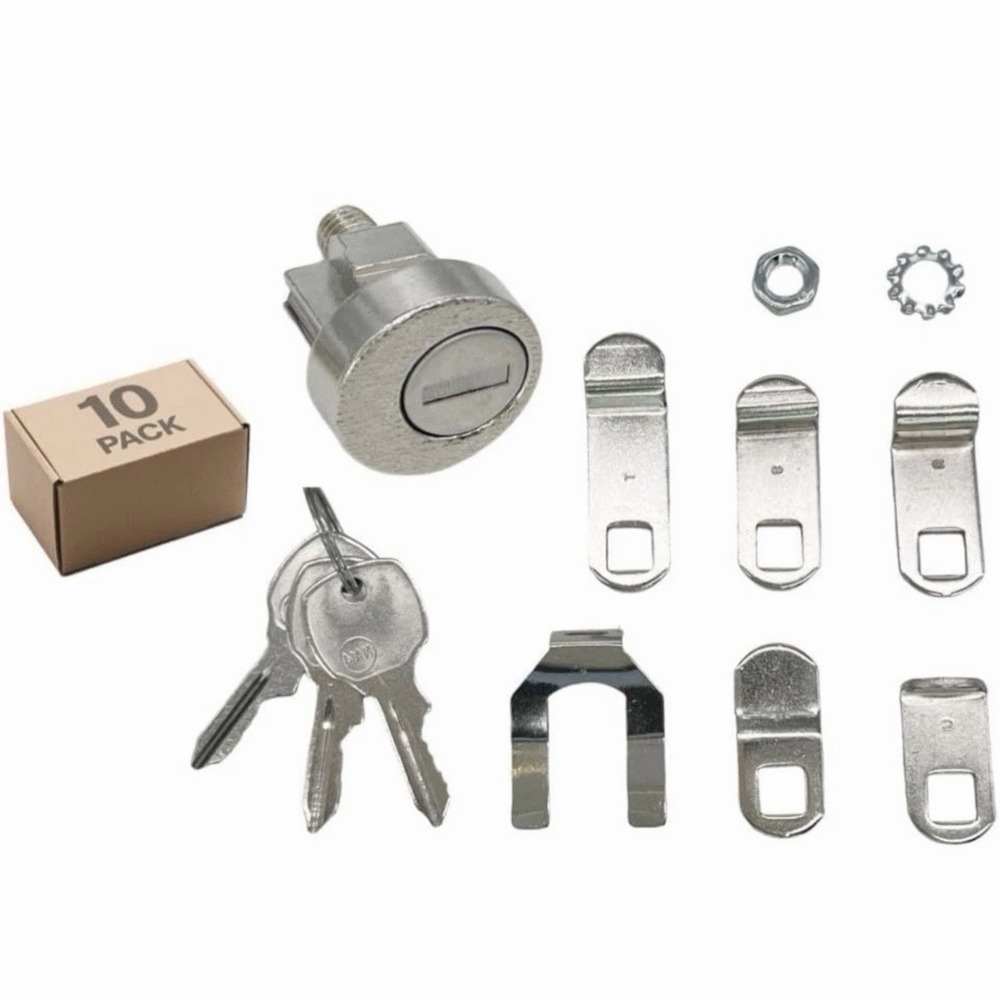 L-1172C National Mailbox Lock with Keys for USPS C9100...10 Pack